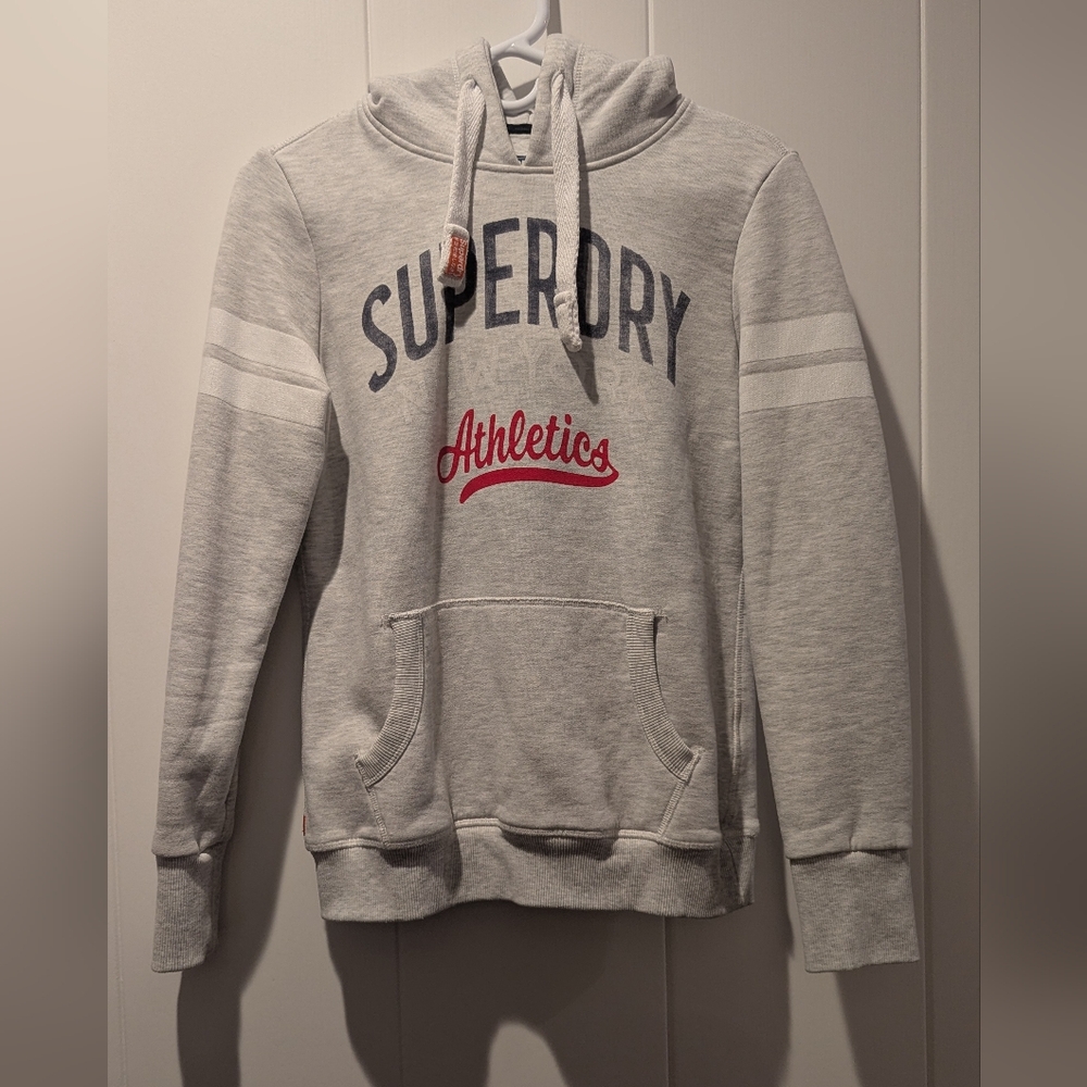 Superdry Light Gray Hoodie - US S